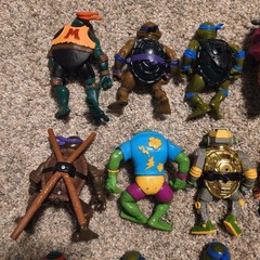 Vintage TMNT Action Figure Lot Of 18 (See Description)