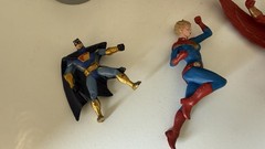 Marvel DC Superhero Action Figure Lot of 12 Batman Loki Vision Hawkeye Robin