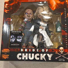 McFarlane Toys Movie Maniacs 2 Bride of Chucky Chucky Tiffany Boxed Set