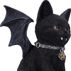 Nemesis Now Vampuss Black Bat Cat Figurine 16cm, Resin, Black, Black Bat Cat Fig