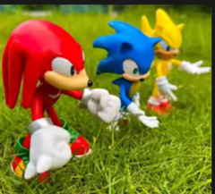 SONIC FIGURE SET-5 ACTION FIGURES-5 TO 6 INCHES TALL PVC-NEXT DAY SHIPPING