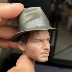 Delicate Painted 1/6 Scale The Harrison Ford Head Sculpt Fit 12″ Figure A Style