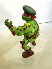 Vintage 1991 TMNT Mutant Military: Raph The Green Teen Beret Figure Loose (4.5″)