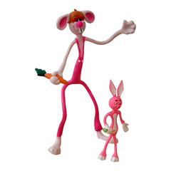 Roger Rabbit Style Bendables 10” 5″ Figures 80s Toys Character Cartoon Vintage