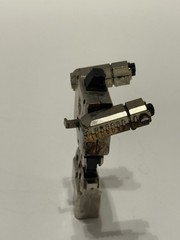 1983 Vintage Takara Kronoform Robot Transformer Watch Silver Untested No Band