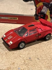 Transformers Sideswipe 1983 G1 100% Complete Data Card Cut From Box