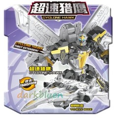 Tobot V GD Cyclone Hawk Aircraft Transforming Robot Vehicle Action Toy 8.7″