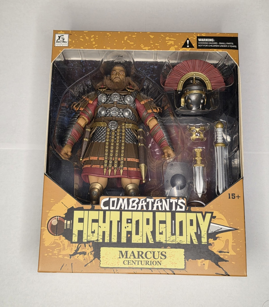 XesRay Studio Combatants Fight For Glory Marcus Action Figure w/Helmet Sword