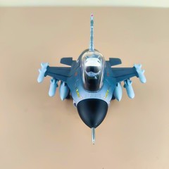 NG Fortune Leopard Q-version Model F-16AM Fighter Jet Aircraft Model