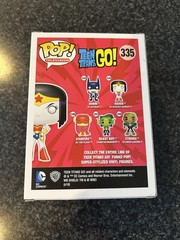 Funko Pop! Television Teen Titans Go! Raven as Wonder Woman #335 Toys R Us F17