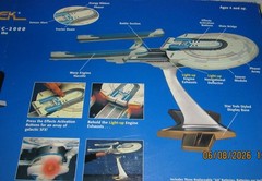Star Trek The Movie Collection USS Excelsior NCC-2000 Playmates 1995 NEW/SEALED
