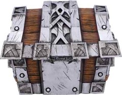 Nemesis Now World of Warcraft Silverbound Treasure Chest Box 10.5cm, Resin, Silv