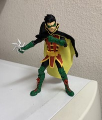 custom Mcfarlane damian wayne robin Short wired cape 1:12 Batman NOT FIGURE