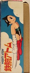 VINTAGE BILLIKEN JAPAN “MIGHTY ATOM” ROBOT TIN TOY ASTRO BOY WIND-UP