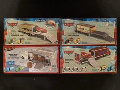 Disney Pixar Cars RARE COMPLETE SET of ALL 20 HAULERS from 2006 Cars Movie