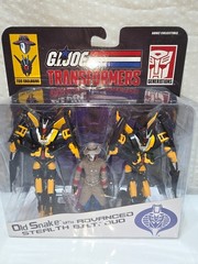 GI Joe Transformers Club Exclusive 2015 Old Snake & Stealth BATs NEW SEALED