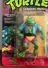 Teenage Mutant NInja Turtles TMNT GENGHIS FROG 1988 Playmates MOC SEE DESCRIPT.