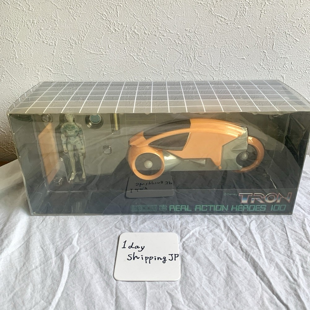 Medicom Toy Disney TRON Real Action Heroes 100 Figure Orange Light Cycle soldier