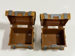 Lot Of 2 Fortnite Loot Treasure Chest Accessory Storage Jazwares NO Accessories