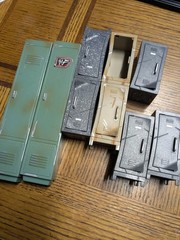 WWE Jakks Classic Superstars Lockers lot of 9 NO Figure
