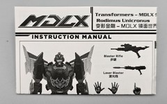 Transformers Three zero Shattered Glass Rodimus Unicronus MDLX Complete