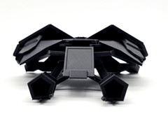 The Bat From Dark Knight Rises Black Fully Assembled 7x6x2.5 inches 3D Printed