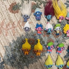 Trolls Band Together Mineez Hairrageous Glitter Common And Rare Bundle Lot of 27
