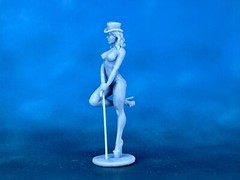 Action Figure cabaret dancer 60mm Resin Figure. Tabletop Miniature