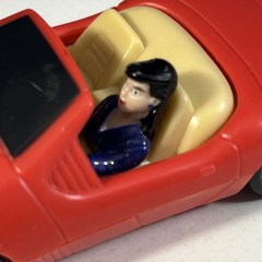 SUPERMAN The Animated Series Lois Lane in Car Pull Back Toy 1997 Burger King DC