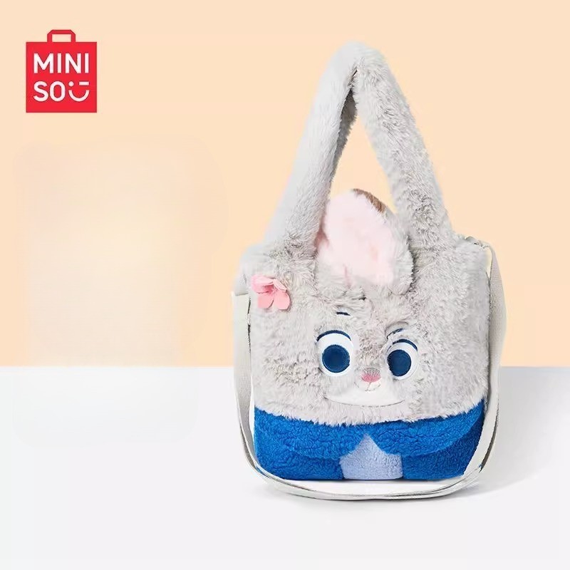 MINISO Zootopia Series Nick Judy Cute Patchwork Handbag