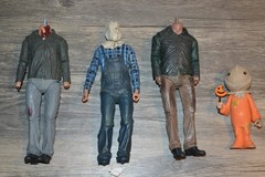 NECA HORROR ACTION FIGURE PARTS LOT JASON IT CHUCKY FREDDY