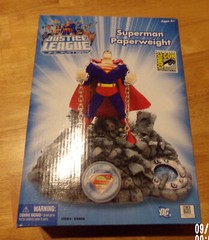 Justice League Unlimited Superman Paperweight San Diego Comic Con 2006