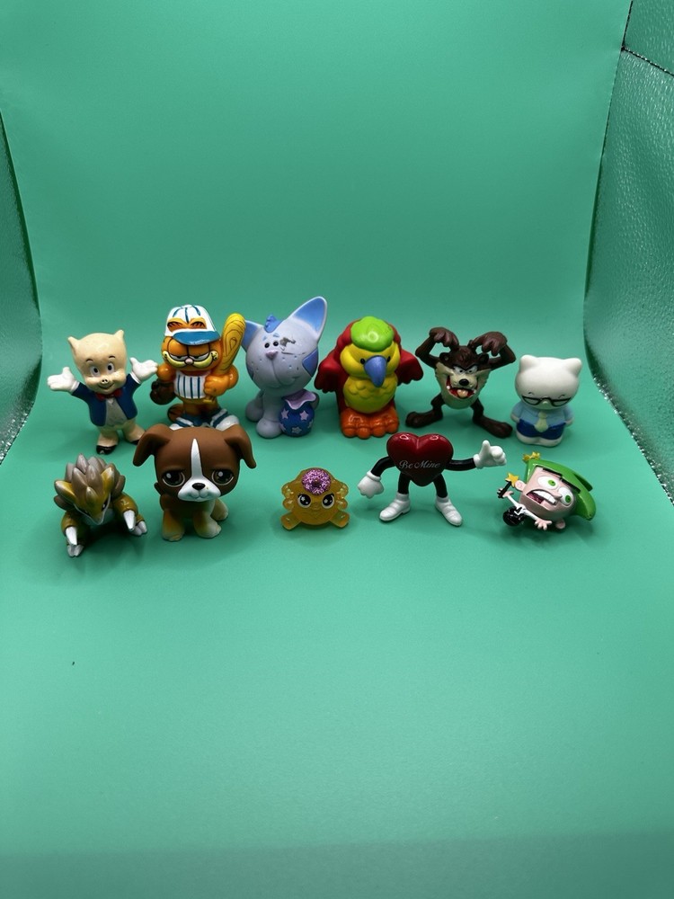Vintage Bundle Lot Of Toy Figures 11 Pc