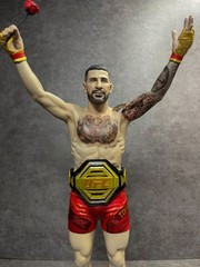 Custom 1/6 Ilia Topuria UFC Champion Figure Statue Handmade Resin Model