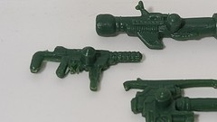 Vtg 1993 LOT Of 3 Military Muscle Men Weapons San Francisco Toy Co (TR2)
