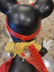 Vintage DISNEY PRODUCTIONS Mickey & Minnie Mouse Hard Plastic Dolls Clothes 8″