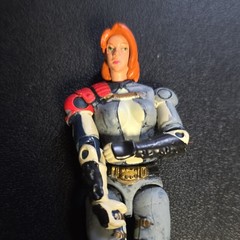 Hasbro 2003 Action Figure Gray Red Yellow Black Plastic Articulated Toy
