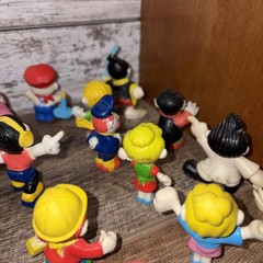 Vintage 1981 Mego Corp Clown Around PVC Figures 2″ Bundle Lot Of 25 w/ 10 Cards