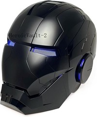 Iron Man Helmet MK5 1:1 Black Wearable Voice-control Open&Close Cosplay boxed
