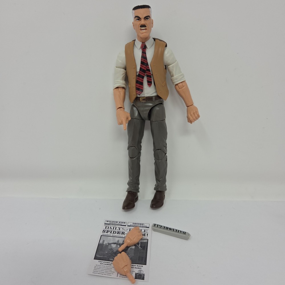 Hasbro Marvel Legends J. JONAH JAMESON (6″ 1:12 Scale) Spider-Man Retro COMPLETE