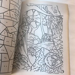 Vintage Golden – Disney 1991 Beauty & the Beast & 1993 Snow White Coloring Book
