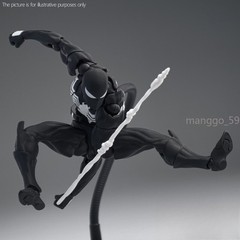 IN USA!! Mess Toys Symbiote Spider-Man Action Figure Black Spide Model Xmas Gift