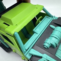 VINTAGE GI JOE DREADNOK GROUND ASSAULT W STEERING WHEEL JEEP 1998? RARE