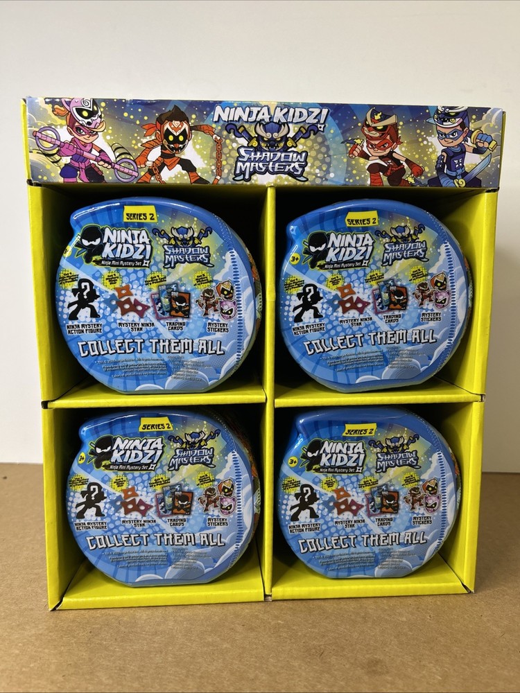 Ninja Kidz Shadow Masters Mystery Figures Series 2, Mystery Surprise NEW SEALED