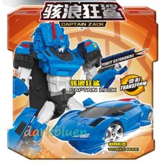 Tobot V GD CAPTAIN ZACK Sports Car Transforming Robot Vehicle Action Toy 7.9″