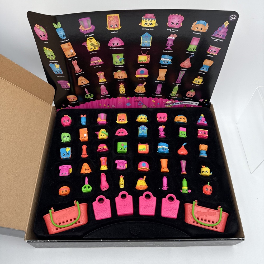 SHOPKINS Mystery Limited Edition – Neon Complete set Black Box