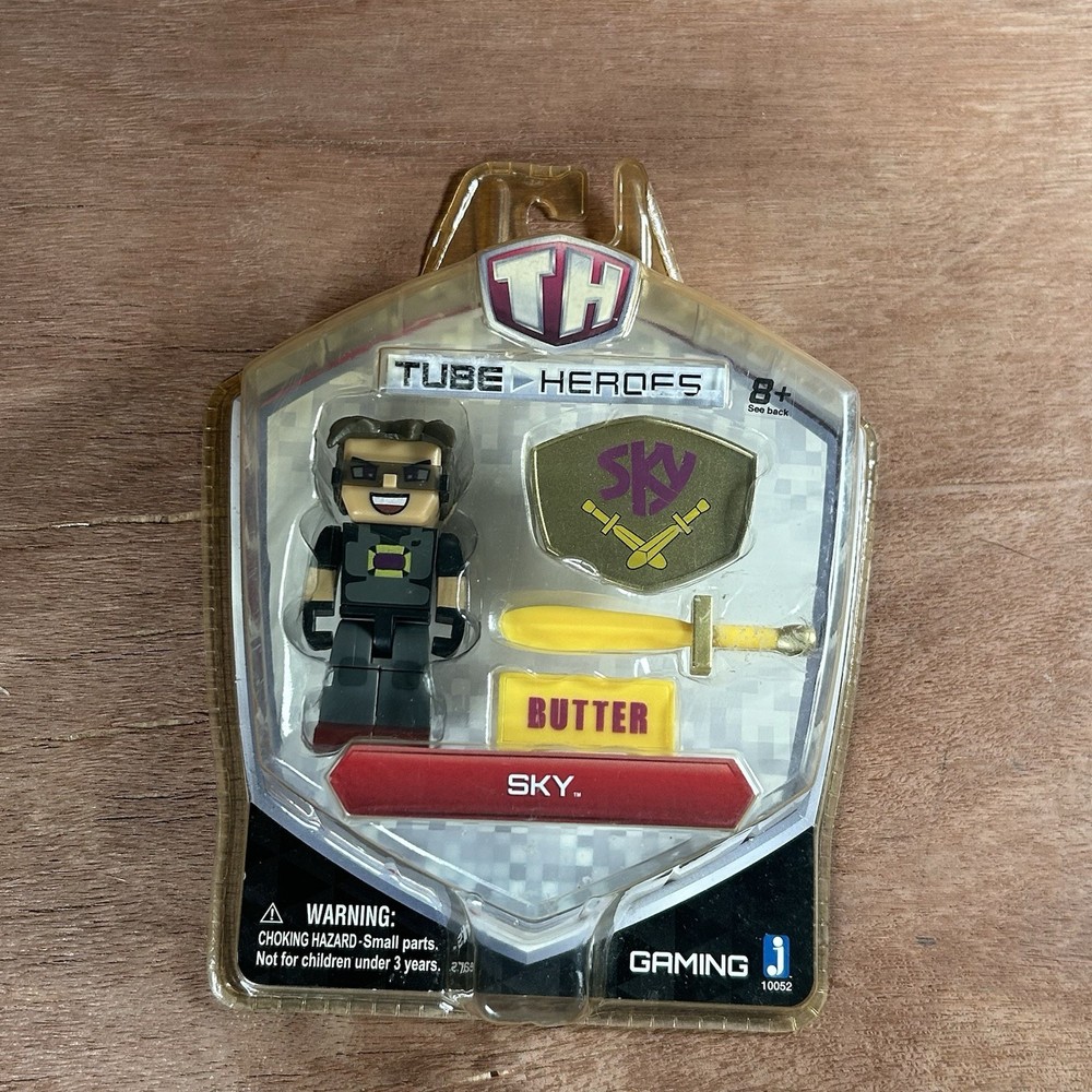 Minecraft Tube Heroes Sky Butter Action Figure Toy Set Collectible BRAND NEW