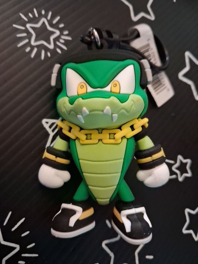 SEGA 2024 Monogram 3″ Sonic The Hedgehog Character VECTOR Figural Bag Clip