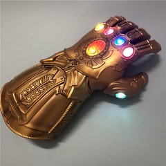 Thanos Infinity War Gauntlet w/LED Light Glove Adult Kid Size Avengers Toy