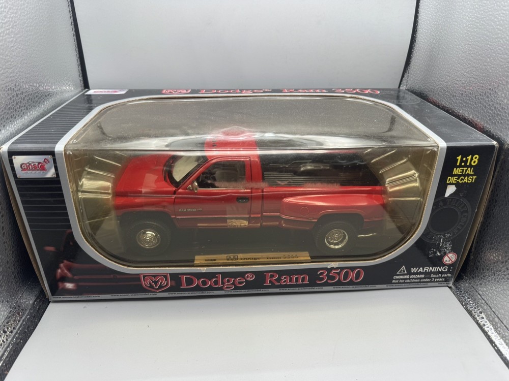Dodge Ram 3500 Dually Truck 1:18 ANSON Die Cast NEW MIB